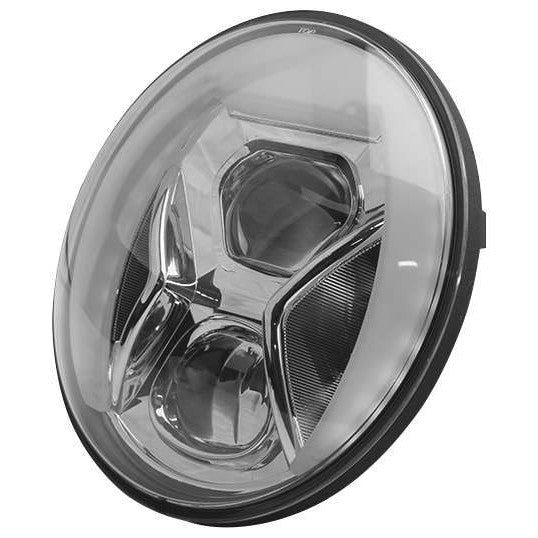 Highsider 7" LED Adaptive Headlight Type 8 Chrome - 226-002