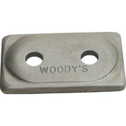 Woodys ADD2-3775  Double Digger Aluminum Supportplate 5/16" - 12 Pcs