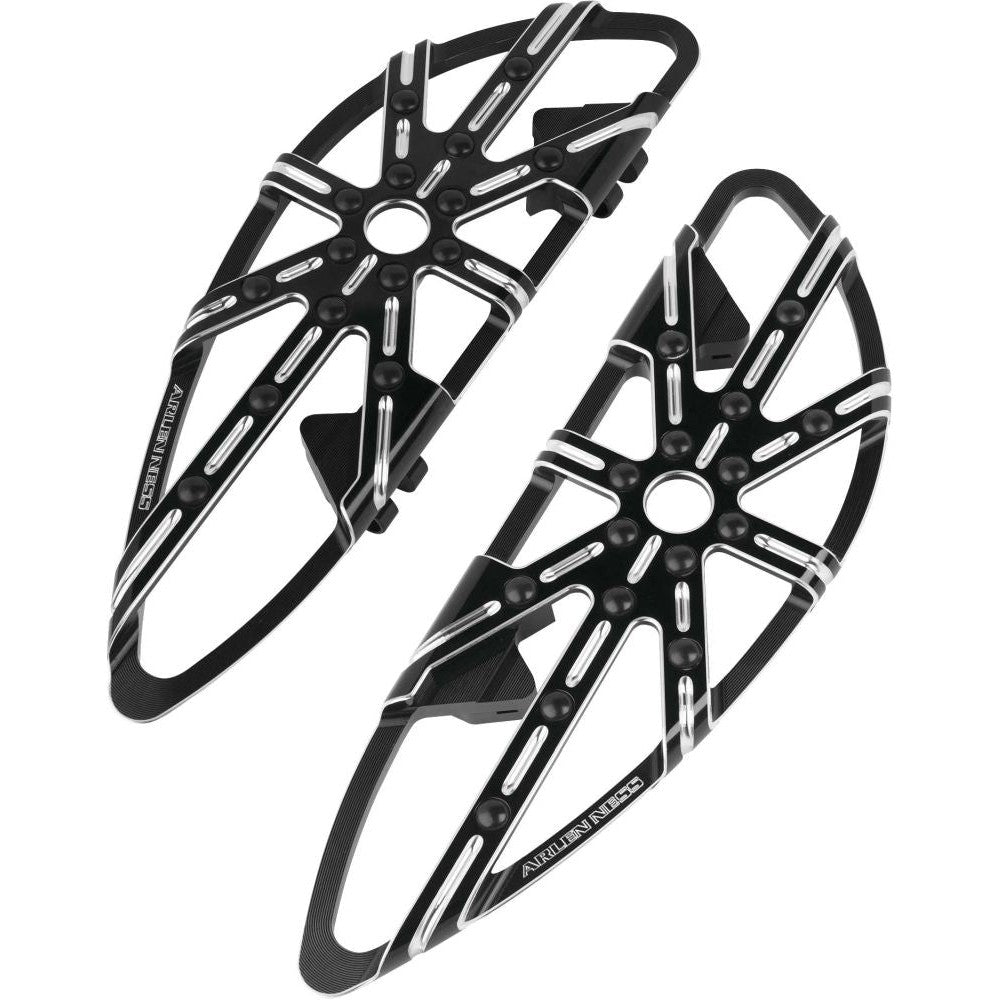 Arlen Ness 10-Gauge Black Driver Floorboards 410-005