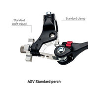 ASV Green F4 Offroad Model Shorty Clutch + Brake Lever Pair Pack BCF41506SX-SGR