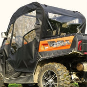 Falcon Ridge Black Canvas Doors, Rear Window and Top With Zipper For CFMOTO UForce 2014-2022