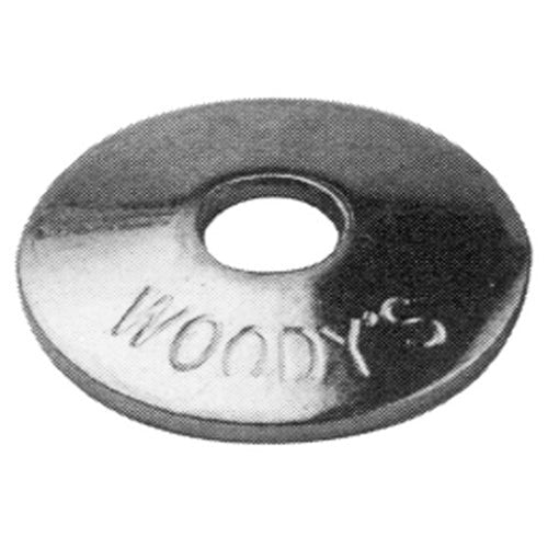Woodys AWA-3700-B  Round Plates Aluminum 7mm Pkg 96