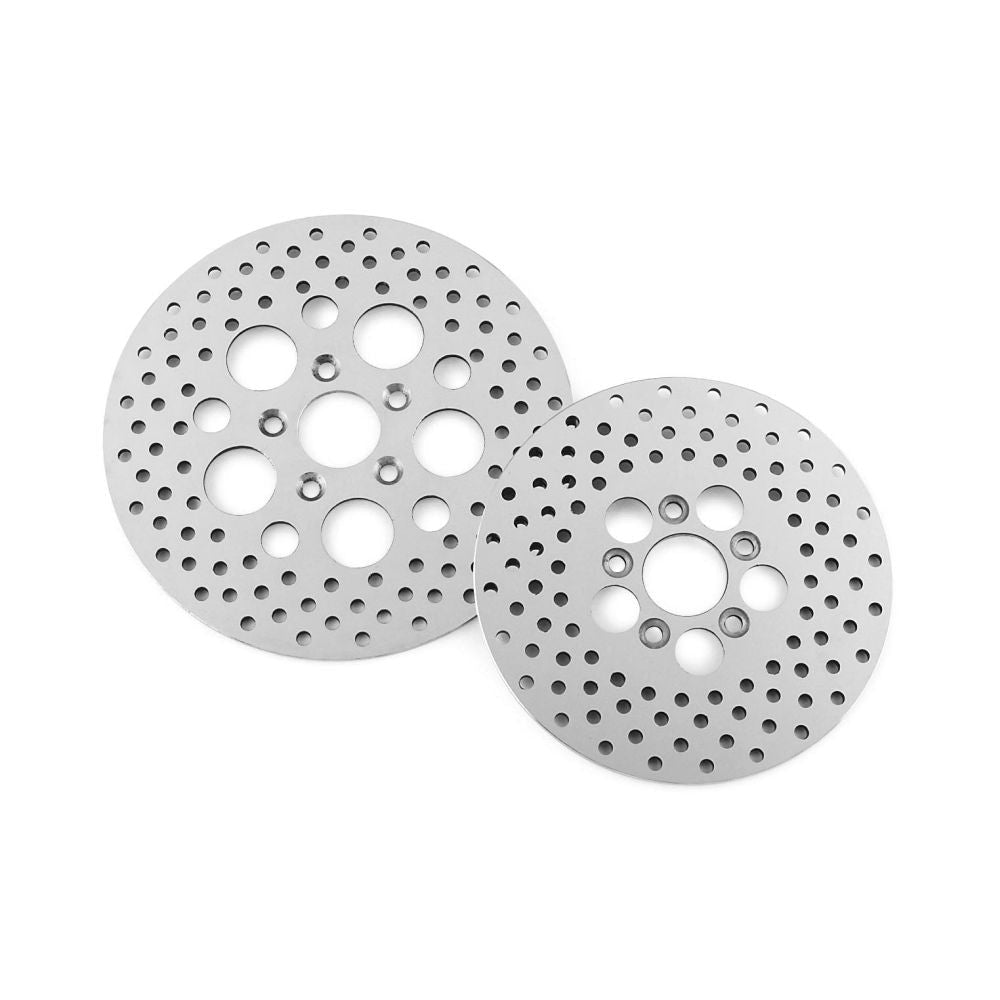 Bikers Choice Mirror Finish Vented Rotors For - 144602 Front 2.25" Center Hole