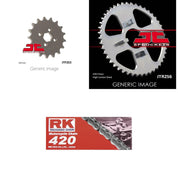 420 RK-M Standard Chain, Front & Rear Sprocket Kit for HONDA ATC70 1976-1981
