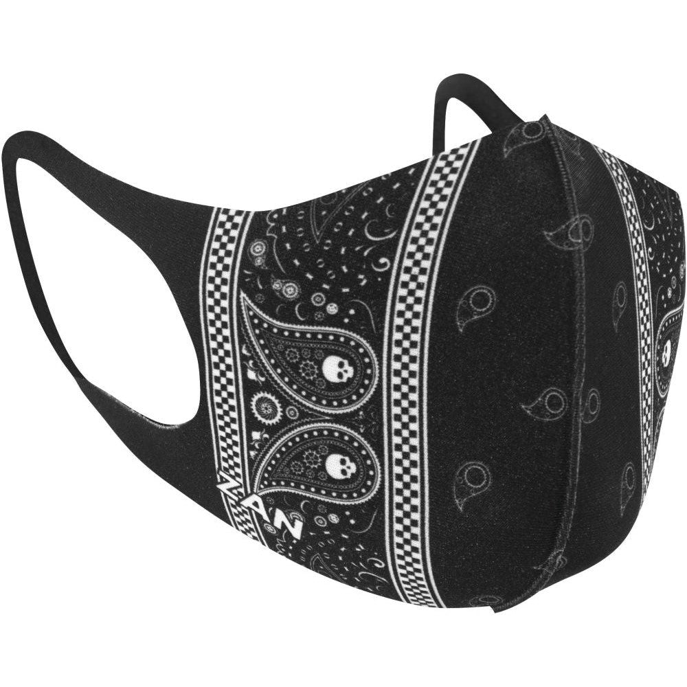 Zan headgear 4 Panel Neoprene Half Face Mask Black