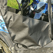 Falcon Ridge Black Canvas Soft Roll-Away Doors With Zipper For CFMOTO ZForce 2014-2022