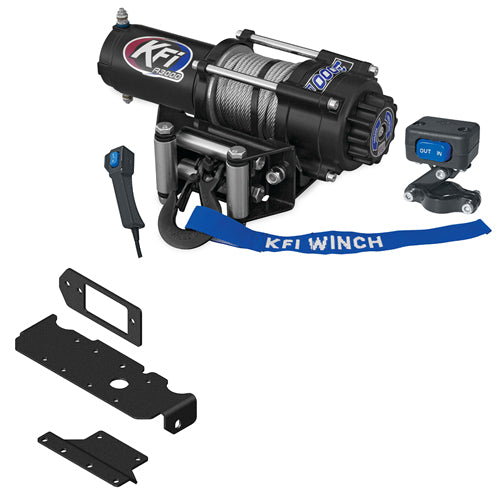 3000 lb KFI Winch Mount Combo Kit 2016 HONDA PIONEER 1000 & 1000-5 NEW