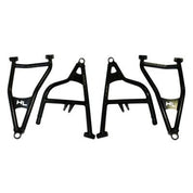 High Lifter Front Forward Upper And Lower Satin Black Control Arms With Ball Joints For Polaris Models HDFFA-RNG1-B1-BJI