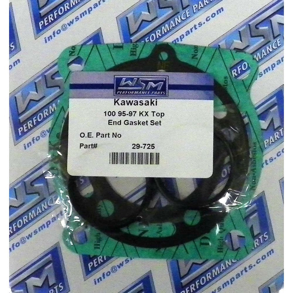 WSM Top End Gasket Kit For Kawasaki / Suzuki 100 KX / RM 98-13 29-725