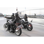 Burly Brand Sissy Bar Short Black - B13-1500B