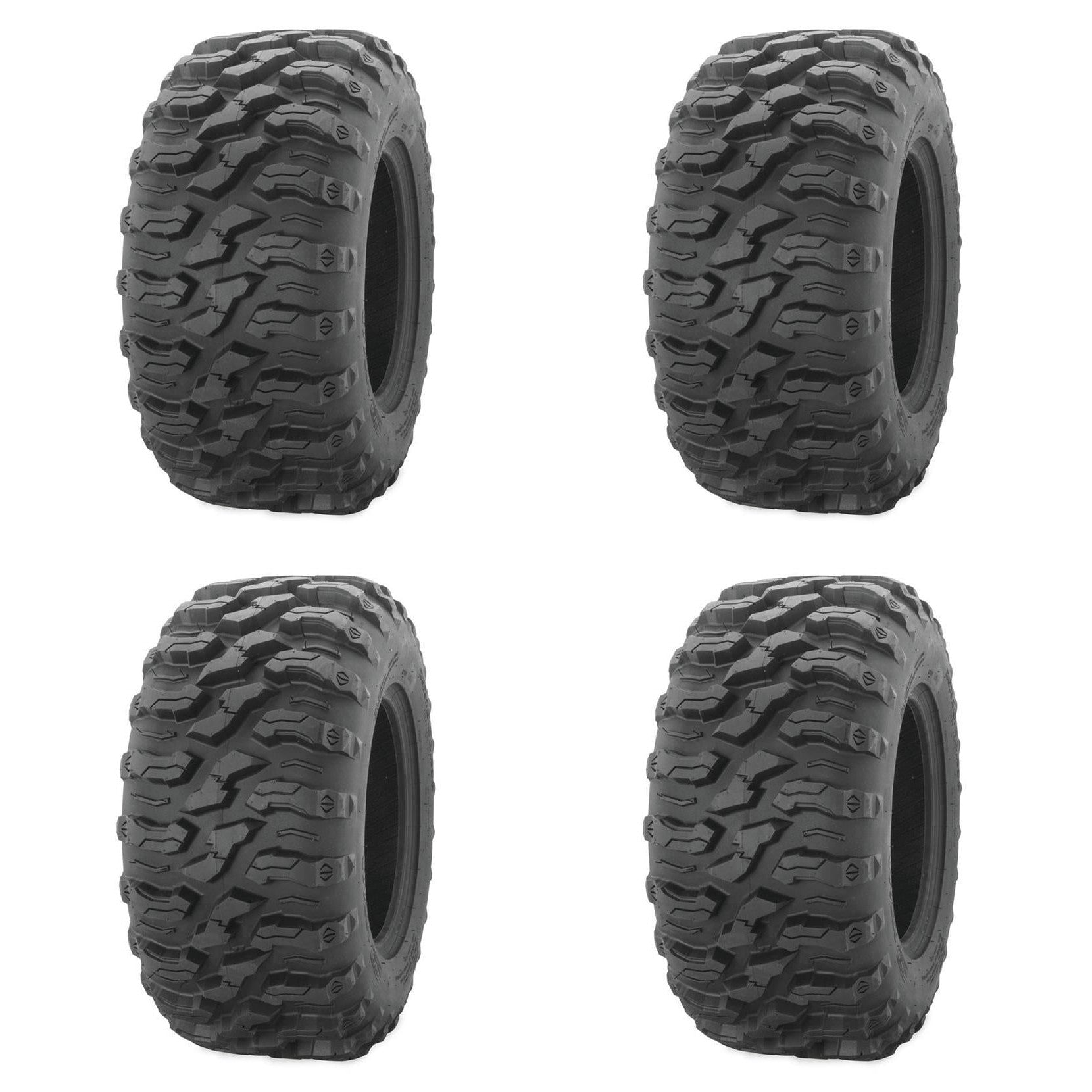 Set of 4 ATV QUADBOSS Tires (QBT446 27x11R-12 Front/Rear)