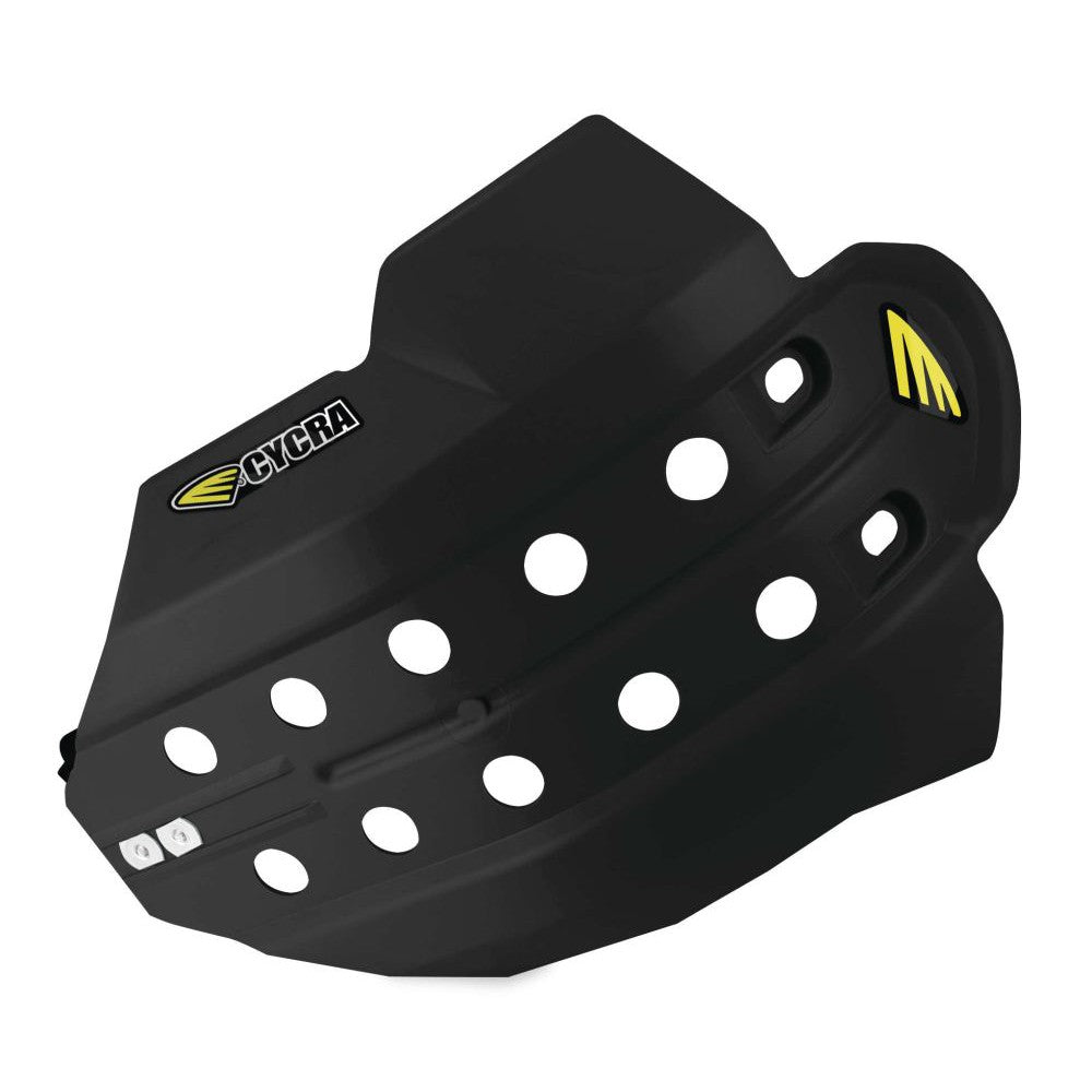 Cycra Full Combat Skid Plate Black - 1CYC-6213-12