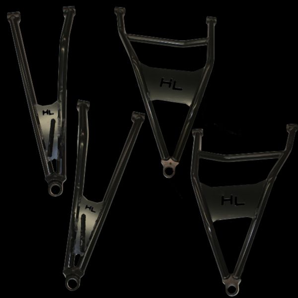 High Lifter Front Forward Upper And Lower Black Control Arms For Can-Am Models MCFFA-CMX3-B