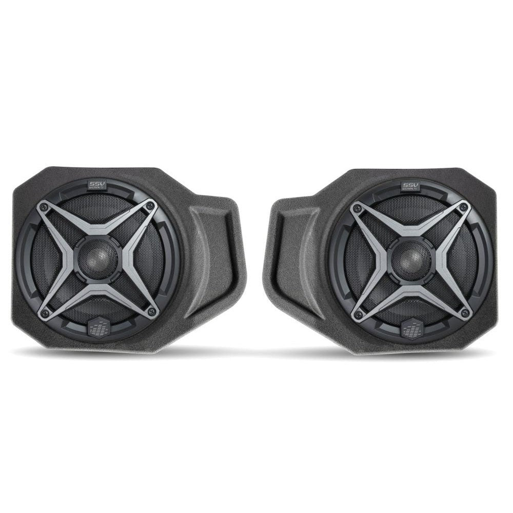 SSV Works 6.5" Front SSV Works Speaker Pods For Polaris Ranger XP 1000 2018-2022