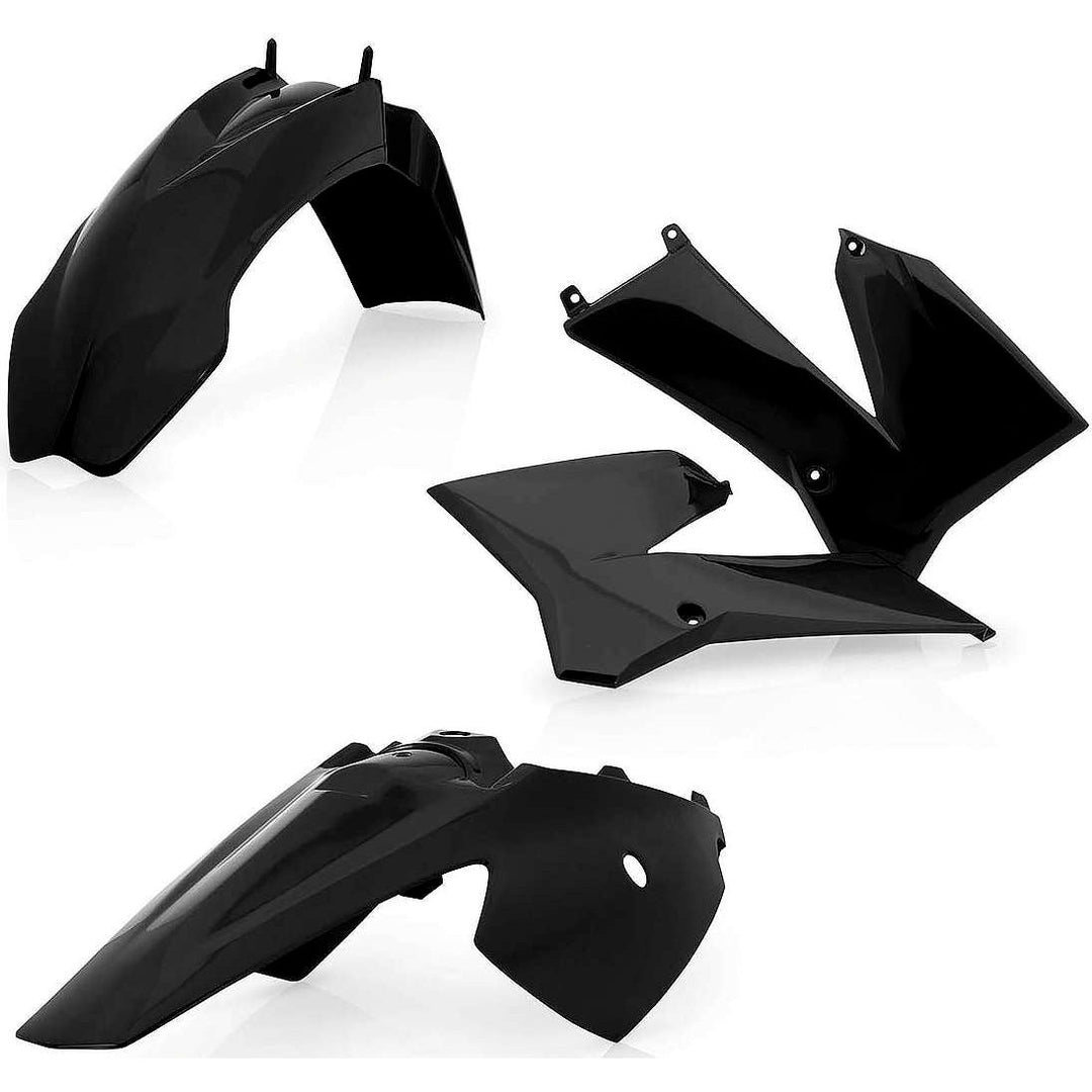Acerbis Black Standard Plastic Kit for KTM - 2253100001