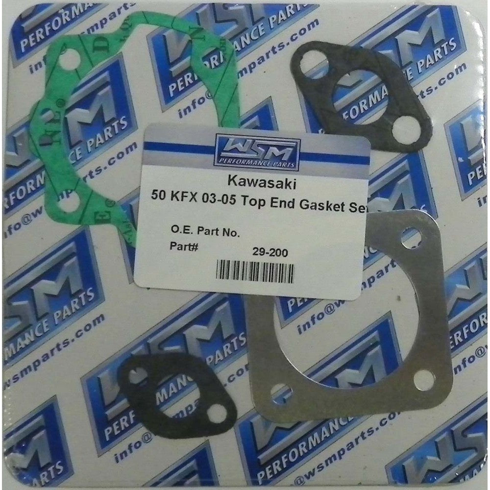 WSM Top End Gasket Kit For Kawasaki 50 KFX / LT 02-06 29-200