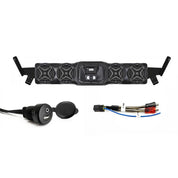 SSV Works Overhead Weatherproof Speaker Set W/ Harness And AUX/USB Add-On For Honda Pioneer 1000 15-19