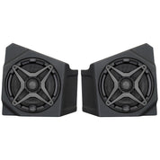 SSV Works Front Kick 6.5" Speaker Pods With Blue Grilles For Kawasaki KRF1000 20-22