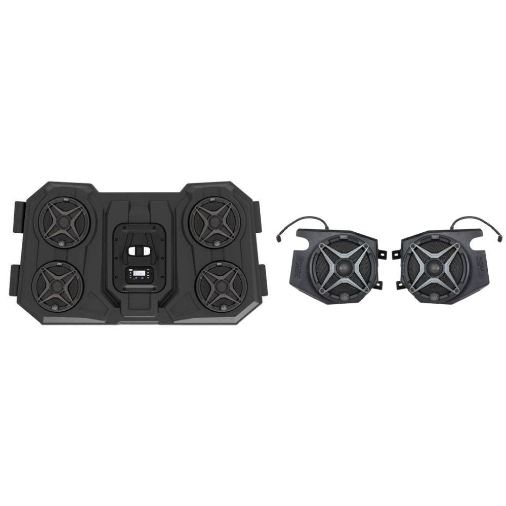SSV Works Bluetooth Overhead Sound System With Front 6.5" Kicker Speaker Pods