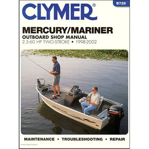 Clymer B725 Clymer Manual, Mrcry/mrne2 2.5-60hp 1998-02