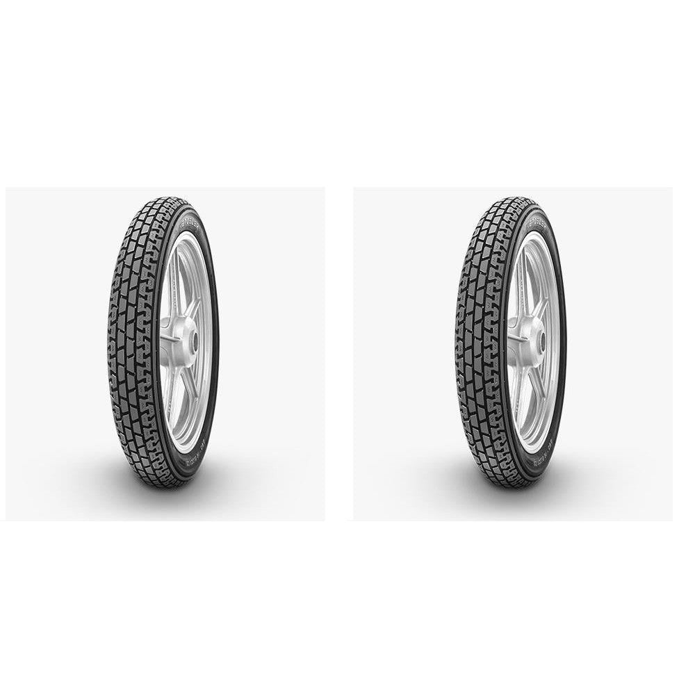METZELER Block-C Front & Rear Tire Set, 3.00-19 54P Reinforced & 3.25-18 52S