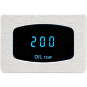 Dakota Digital Series I Rectangle Bezel Oil Temperature Gauge Temp ODY-07-1 New