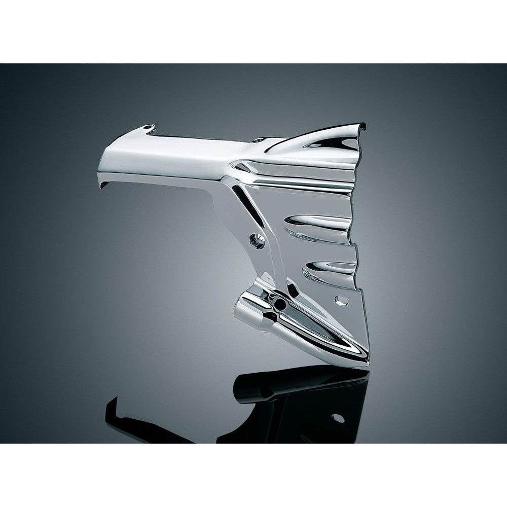 Kuryakyn Oil Line Cover and Transmission Shroud for V-Twin Chrome