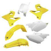 Cycra Complete Powerflow Body Kit Gold/White - 1CYC-9316-66W