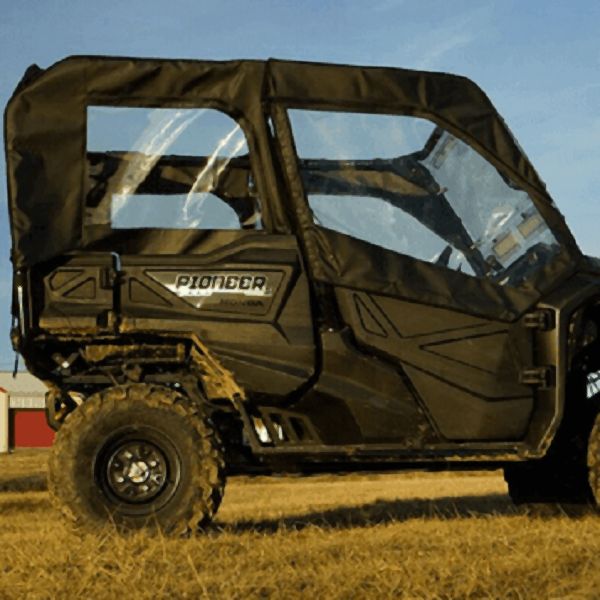 Falcon Ridge Upper Doors Rear Window With Zipper For Honda Pioneer 2016-2021