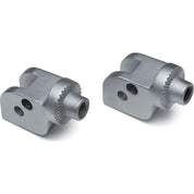 Kuryakyn Splined Adaptor Mounts for Cruisers Silver 8903