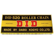 DID Standard 520 Chain 96 Links Natural for Street Motorcycle