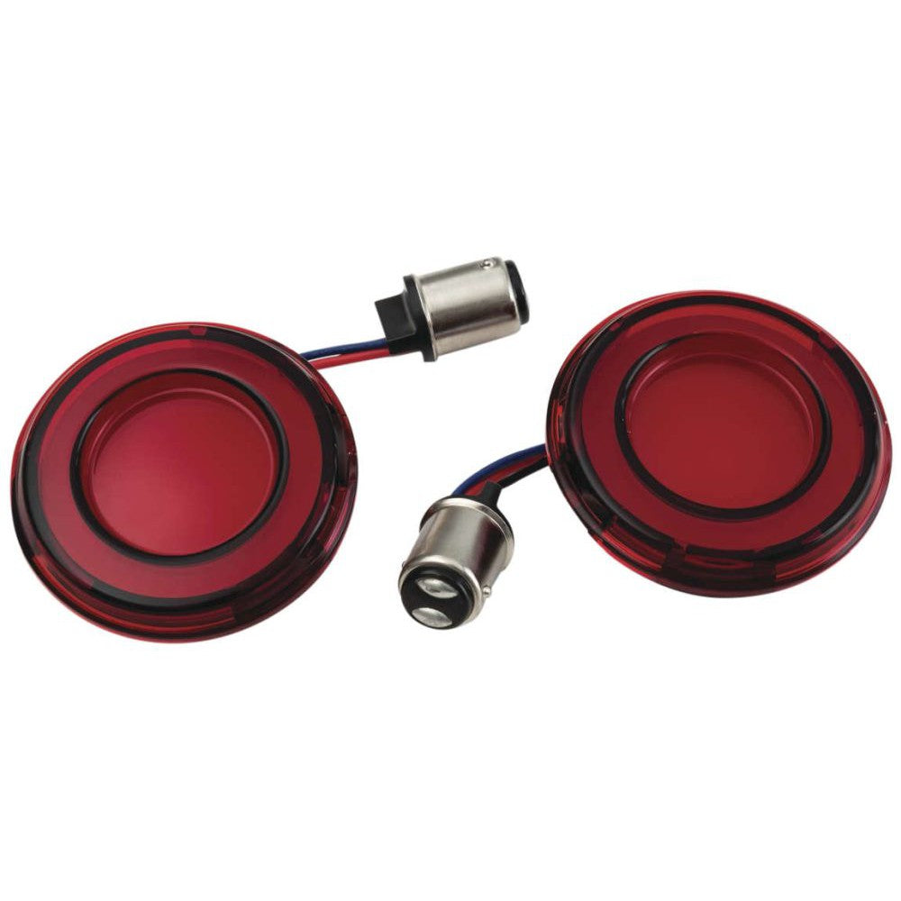 Kuryakyn Red Tracer LED Turn Signal Insert For Harley Road King FLHRXS 2017-2021