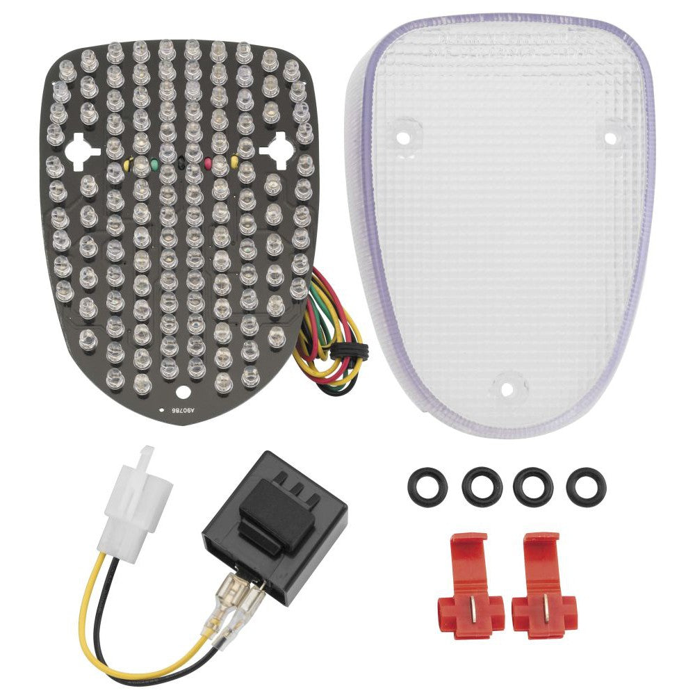 Integrated and Sequential Taillight For Yamaha XV1600 Road Star 1999-2003 Clear