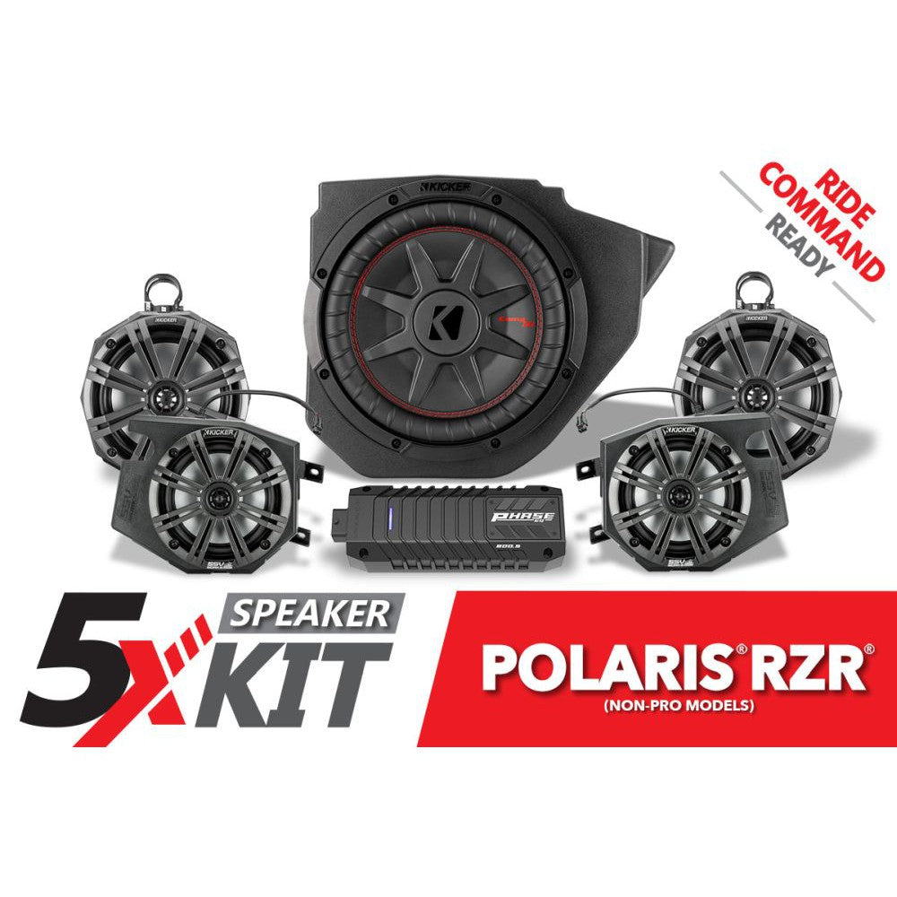 SSV Works Phase X Kicker 5-Speaker Plug-And-Play System 220-RZ34-Q5xKRC