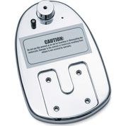 Kuryakyn Left Passenger Armrest Plate Replacement Chrome