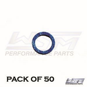 WSM Drain Plug Gasket for Johnson / Evinrude / Mercury / Mariner / Mercruiser / Force / OMC 5 - 300 Hp Pack of 50