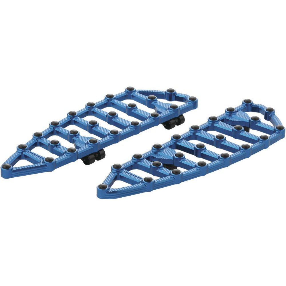 Arlen Ness MX Blue Rider Floorboards 06-892