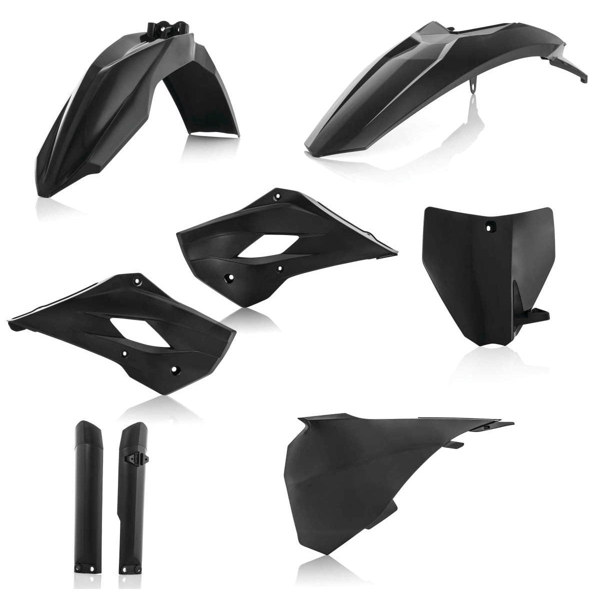 Acerbis Black Full Plastic Kit for Husqvarna - 2685930001