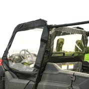 Falcon Ridge Black Canvas Soft Upper Doors With Zipper For Honda Pioneer 2014-2021