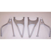 High Lifter Front Forward Upper And Lower Silver Control Arms For Polaris Models MCFFA-RZR1-S