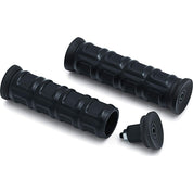 Kuryakyn Dillinger Grips for Street Satin Black 1"