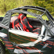 Falcon Ridge Black Canvas Soft Upper Doors For Arctic Cat Wildcat 2020-2022