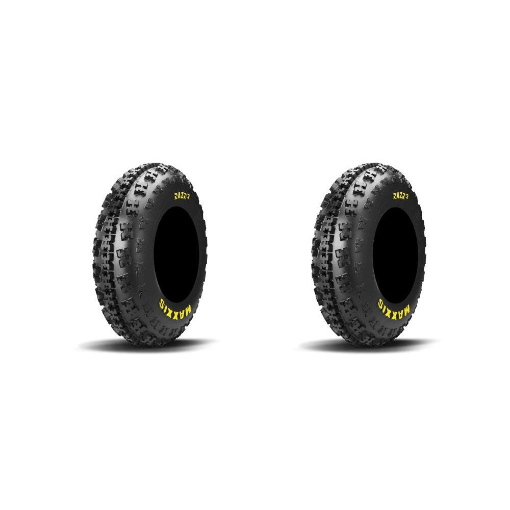 Pair of Maxxis RAZR 2 Bias (6 Ply) ATV Tires 23x7-10 (2)