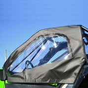 Falcon Ridge Black Canvas Soft Upper Doors For Arctic Cat Wildcat 2017-2019