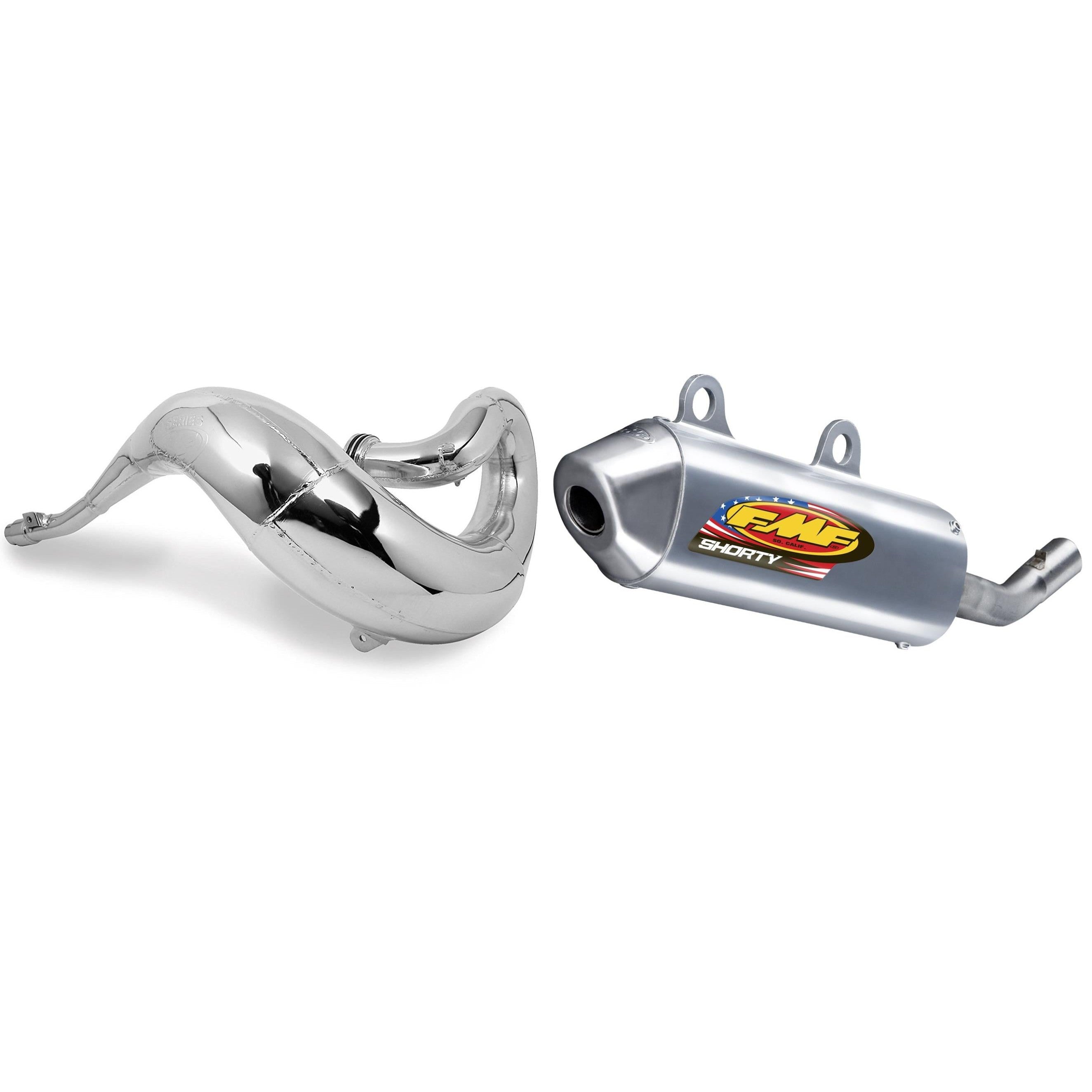 Fatty Exhaust Pipe & Powercore 2 Shorty Silencer-Big Bore for KTM 105 XC 07-12