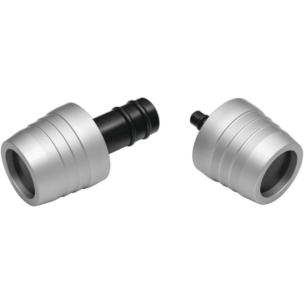 Kuryakyn Lodestar Silver Front Axle Sliders 3826