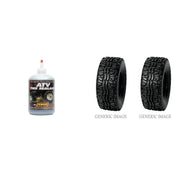 Set of 2 DURO DI-K968 Front/Rear Tires 24x11-10 4-ply with QUADBOSS Sealant