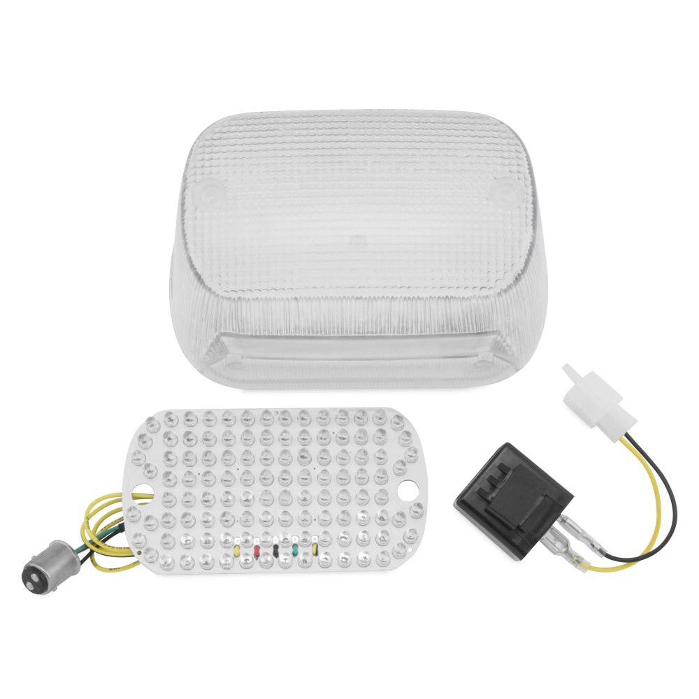 Integrated and Sequential Taillight For Suzuki VL800 Boulevard C50 2001-2009 Clear