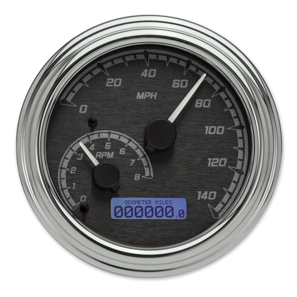 Dakota Digital MVX-2004 Series 4-1/2" Plug and Play Gauge Chrome/Grey - MVX-2004-KG-C