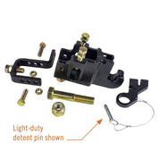 Impact Implements CAT-1 Quick Hitch with Heavy Duty Detent Pins IP6130_BK